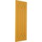 Ekena Millwork True Fit PVC San Carlos Mission Style Fixed Mount Shutters, Turmeric, 15W x 44H, PR TFP001SC15X044TU - alternate 9